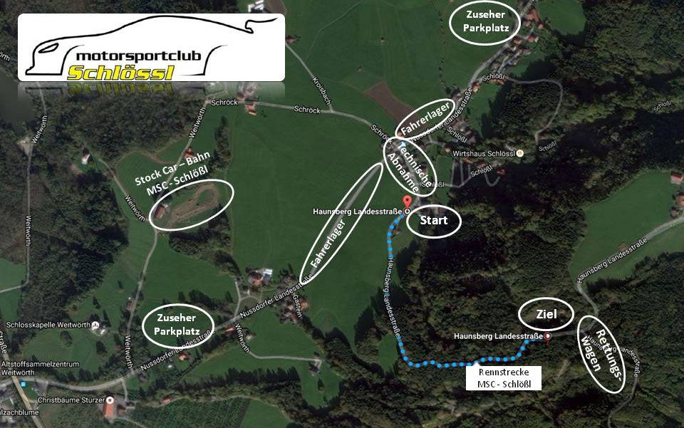 Bergslalom Schlössl Rennstrecke